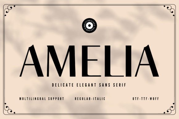 Amelia: The Serif Font That Balances Delicacy with Command