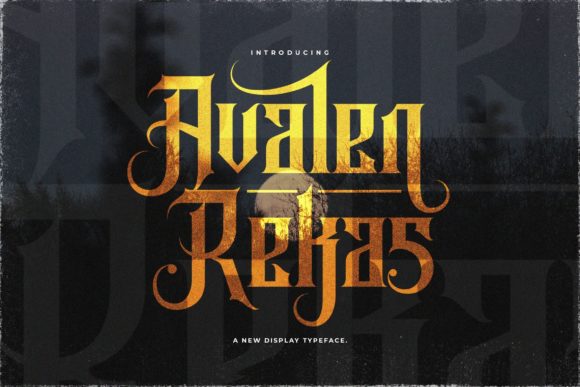 Avalen Rekas: A Blackletter Font That Brings Bold Ideas to Life