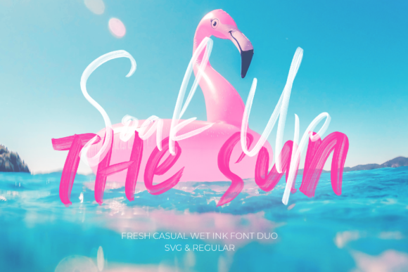 Capture Summer's Vibe: A Deep Dive into the Soak Up the Sun Font Duo