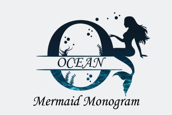 Creating Coastal Charm with Ocean Mermaid Monogram