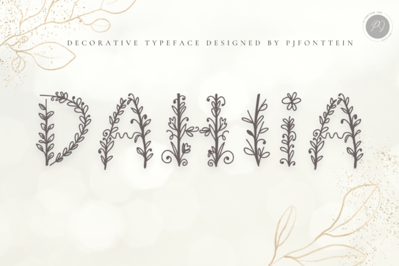 Dahlia: The Handcrafted Floral Font for Unforgettable Branding