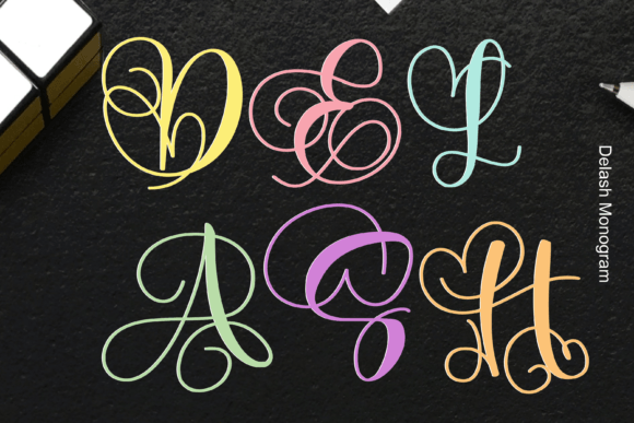 Delash: The Charming Monogram Font for Your Next Project
