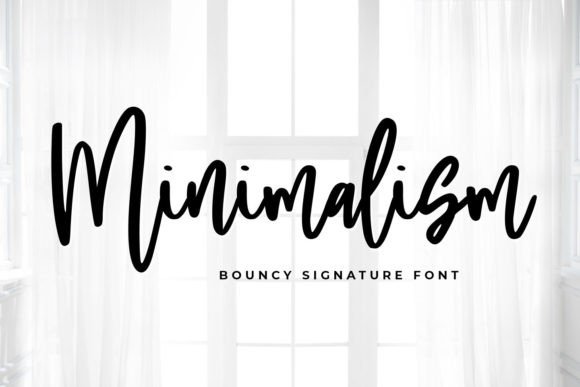 Discover Minimalism: The Elegant Handwritten Font for Modern Designs