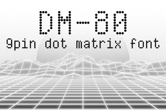 DM-80: The Retro Monospaced Font for Modern Design