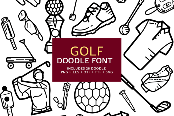Golf Doodle: A Playful Typeface for Sporty Designs