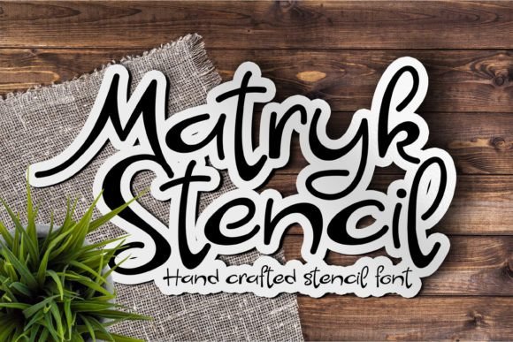 Matryk Stencil: The Industrial-Chic Font for Bold Branding