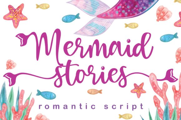 Mermaid Stories: A Handwritten Font for Authentic Design