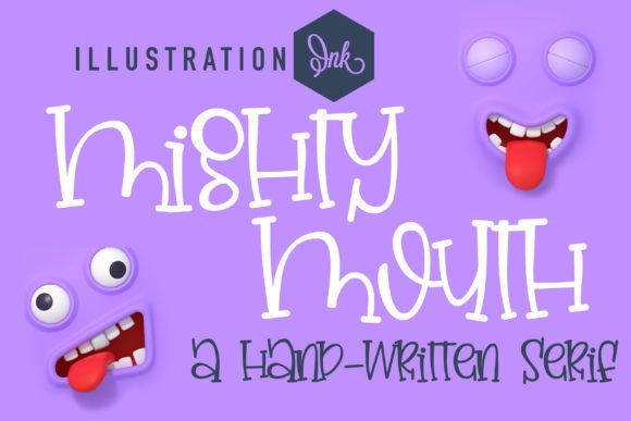 Mighty Mouth: A Whimsical Slab Serif for Creative Projects