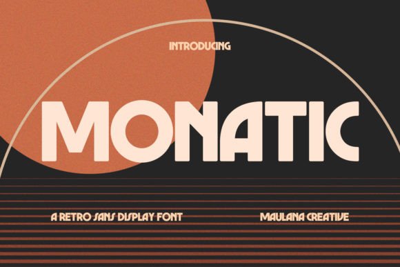 Monatic: The All-Caps Typeface That Brings Bold Retro Energy to Modern Projects