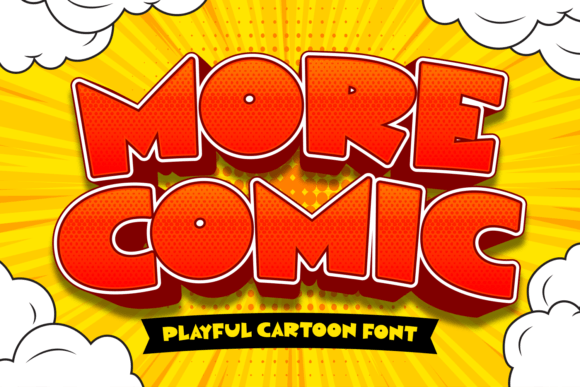 More Comic Font: A Playful Chunky Typeface for Bold Designs