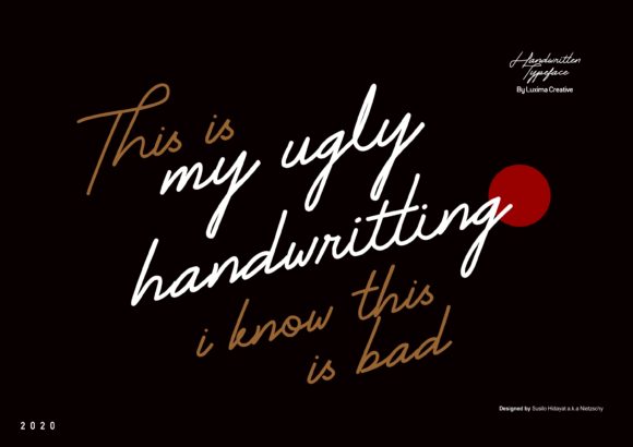 My Ugly Handwritting: The Charm of a Modern Handwritten Font