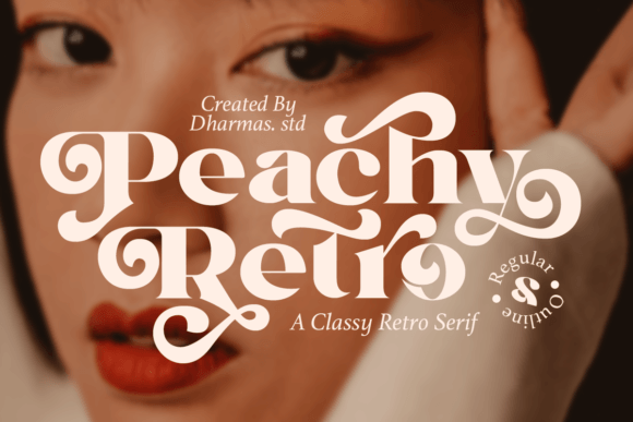 Peachy Retro: The Nostalgic Serif Font Making a Comeback