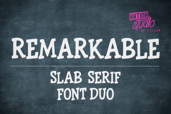 Remarkable: The Slab Serif That Does the Heavy Lifting