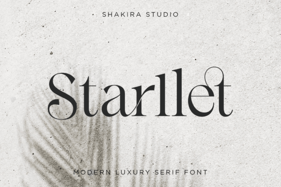 Starllet: A Luxury Serif for Timeless Design