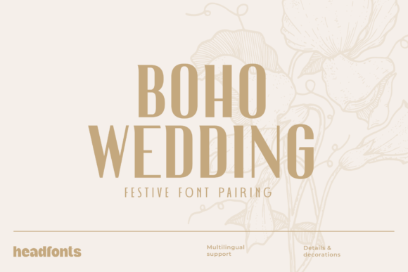 The Boho Wedding Duo: Where Art Deco Meets Free-Spirited Charm