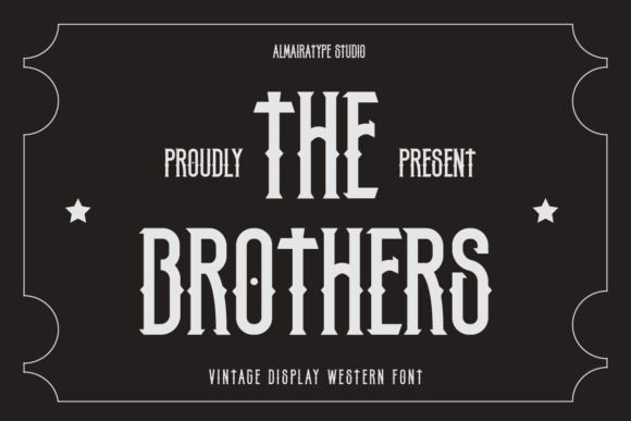 The Brothers: A Typeface for Bold, Masculine Branding