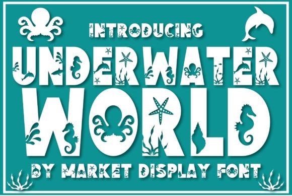 Underwater World Font: A Splash of Joy for Your Creative Projects